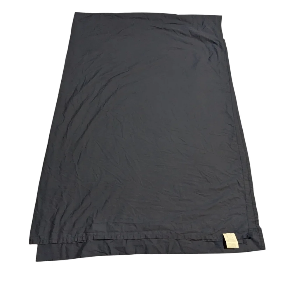 POTTERY BARN pb teen navy twin xl flat sheet